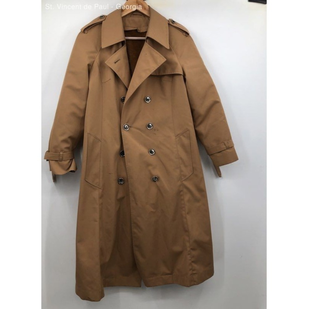 Sears The Fashion Place Trench Coat Women's 6P Vintage 70s 80s FLAWS